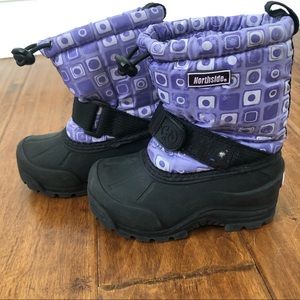 Toddler Girl Purple Snow Boots